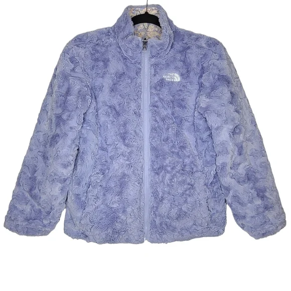 The North Face Reversible Mossbud Swirl Wildflower Jacket NF0A4TJ5 Girls Large